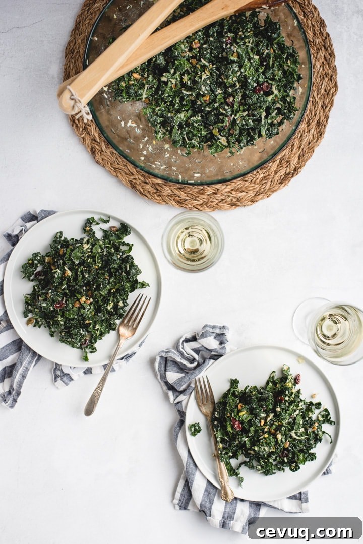 Lemon Kale Salad by Feasting Not Fasting // FoodNouveau.com