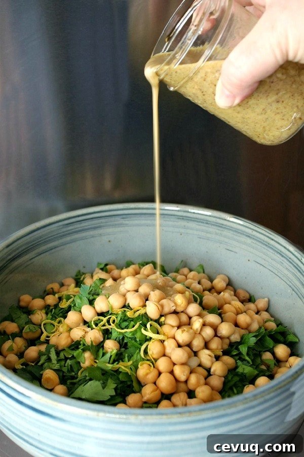 Zesty Preserved Lemon Tahini Salad Dressing by Dish'n the Kitchen // FoodNouveau.com
