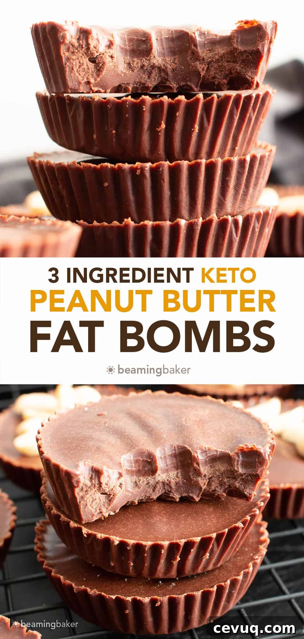 Chocolate Peanut Butter Fat Bombs