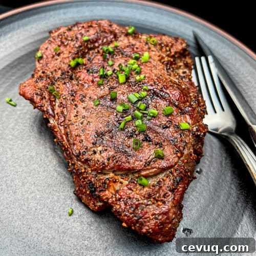 Medium Rare Grilled Ribeye Steak Recipe