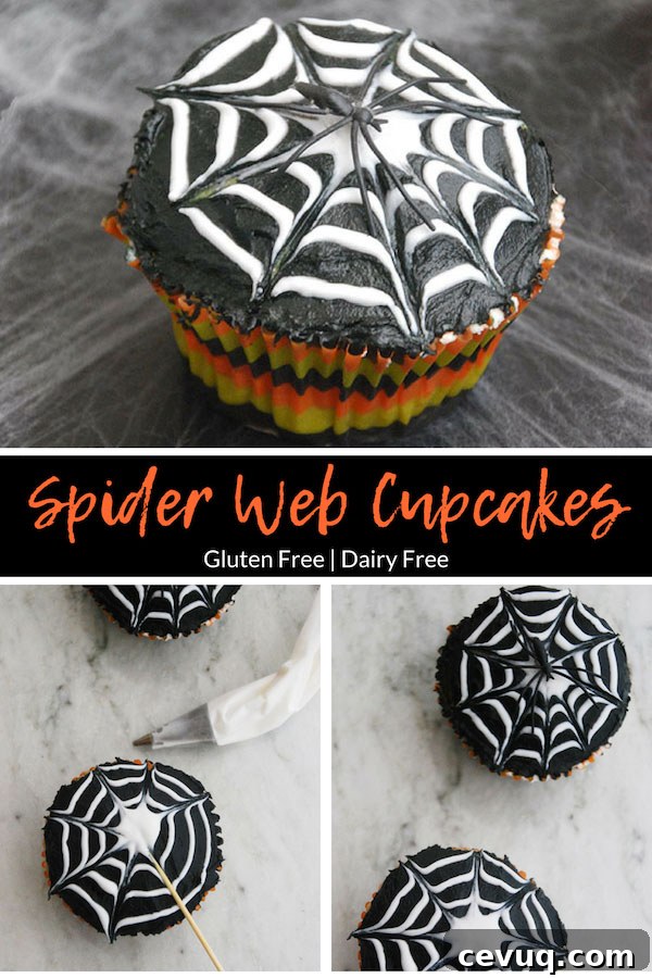 gluten-free-spider-web-cupcakes