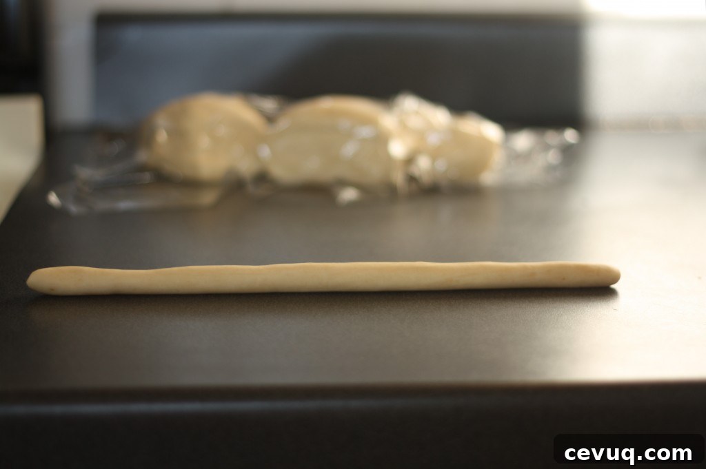 Dough rope and shaping