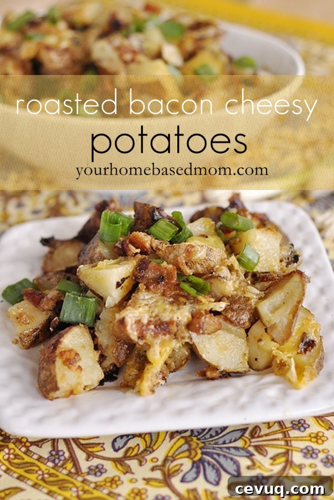 roasted bacon cheesy potatoes