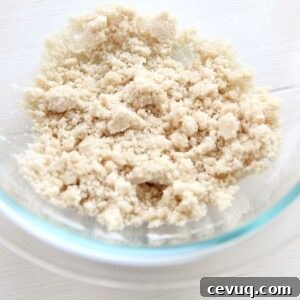 Sugar Free Streusel Made with Monk Fruit Sweetener
