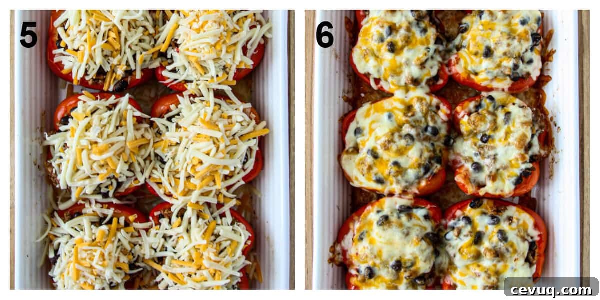 The final two steps of the recipe process.