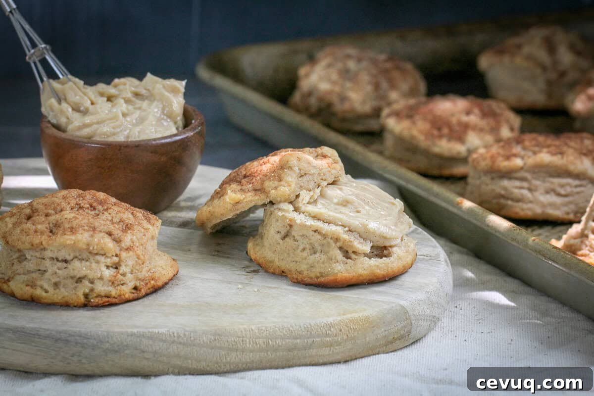 Pumpkin Spice Biscuits with Whipped Spiced Sweet Butter