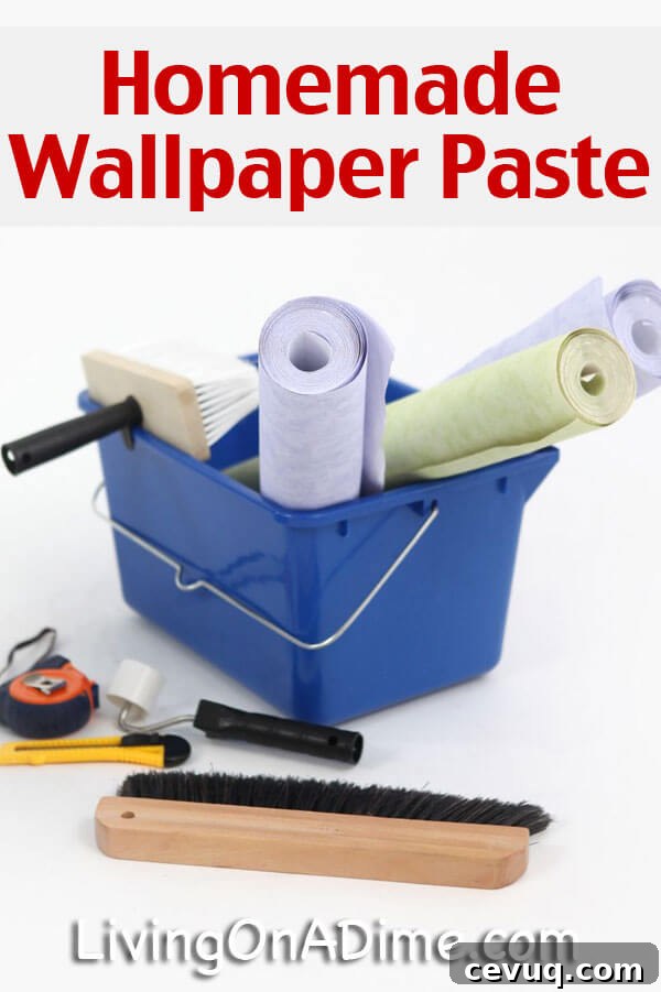 Homemade Wallpaper Paste Recipe