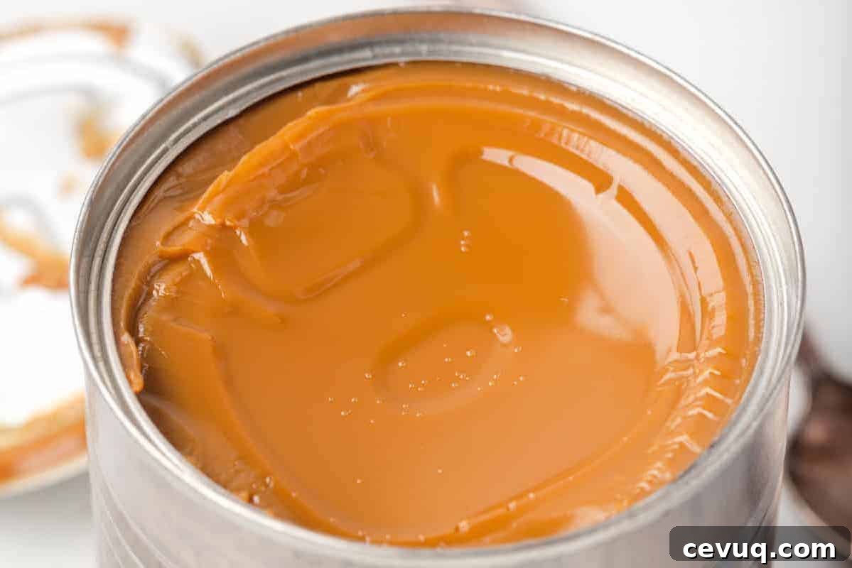 dulce de leche in a can.