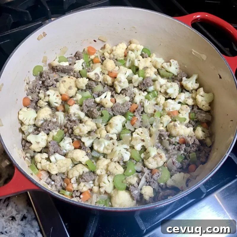 Plated stuffing