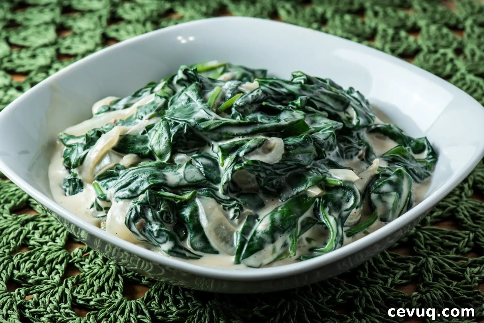 Easy-Peasy Creamed Spinach