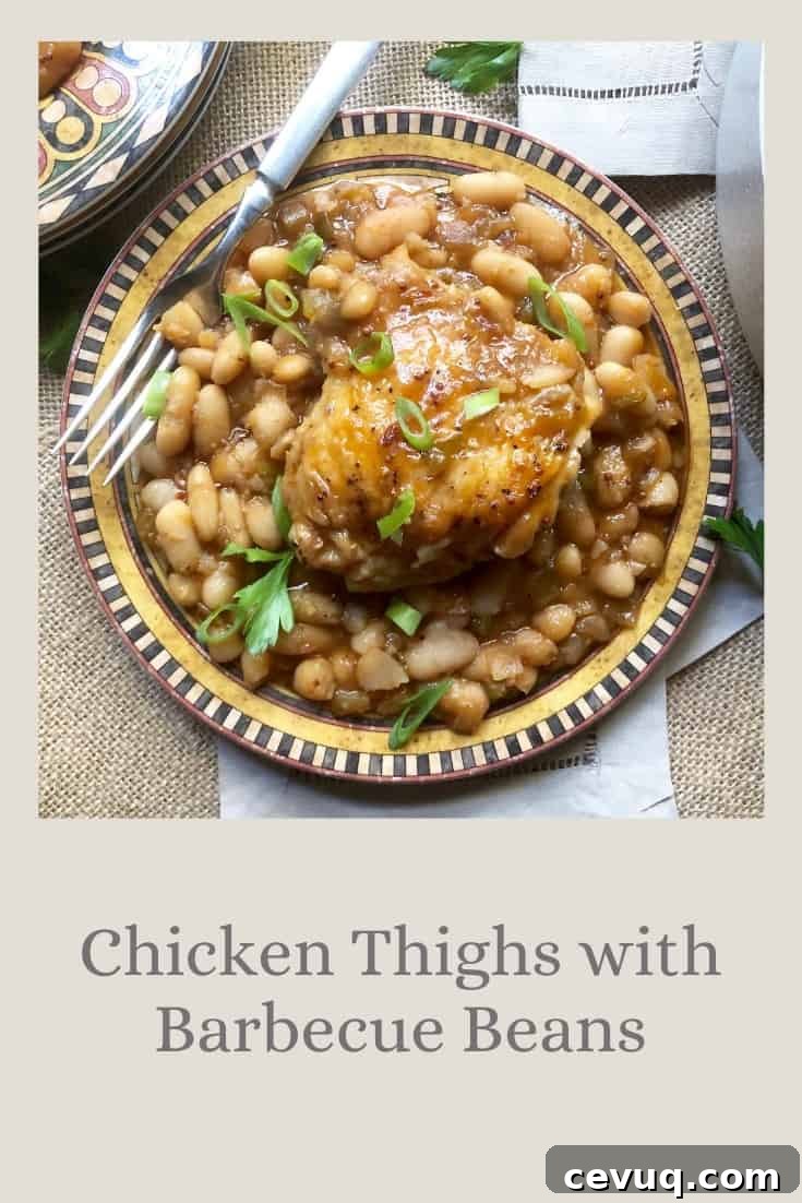Chicken Thighs with Barbecue Beans