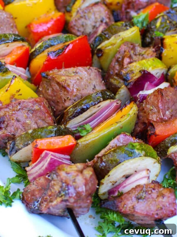 Authentic Beef Shawarma Recipe: Tender Spiced Meat & Garlic Sauce 7 Mediterranean Beef Kabobs