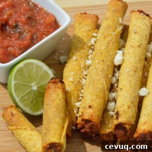 Learn how to cook taquitos in an air fryer