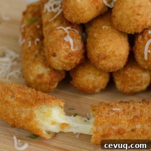 crispy air fried mozzarella stick