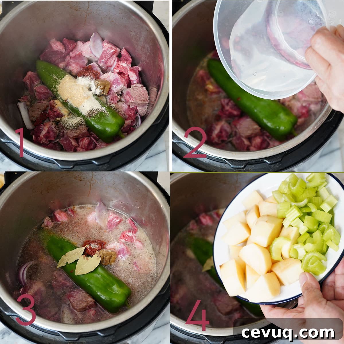 How to make Instant Pot Beef and Cabbage stew
