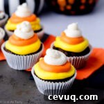Candy Corn Cupcakes for Halloween: Festive Cupcake Recipe 14 img 3487 13