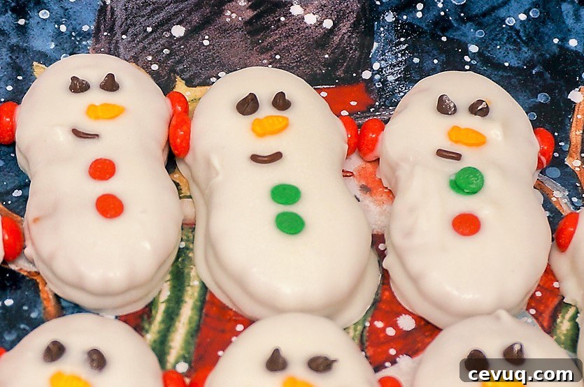 Festive Snowman Nutter Butter Cookies Recipe 6 Nutter Butter Snowman Cookies
