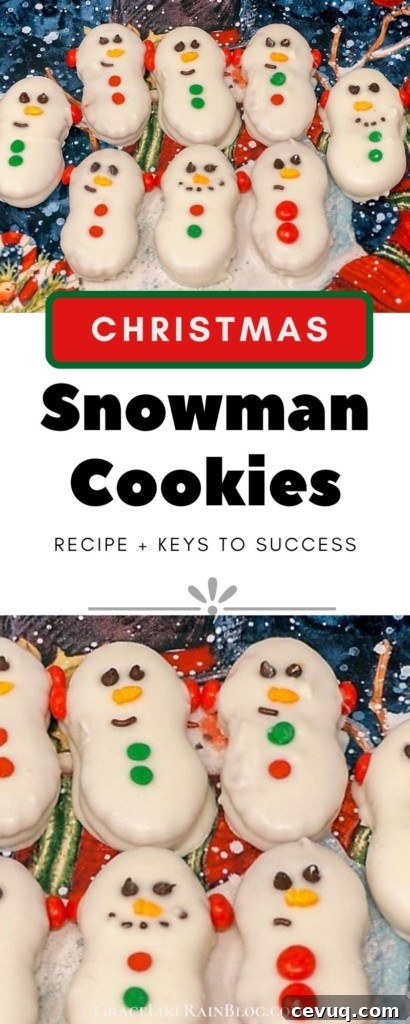 Festive Snowman Nutter Butter Cookies Recipe 7 img 36291 6