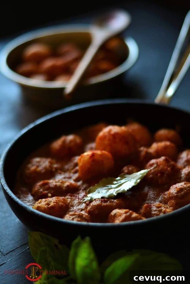 Badami aloo served in two containers.