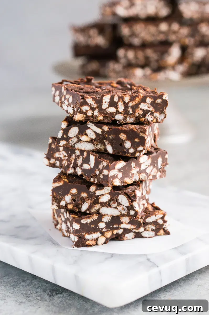homemade chocolate crunch bars
