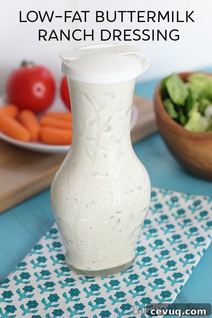 Low-Fat Buttermilk Ranch Dressing