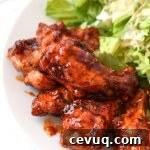 Smoky Habanero Barbecue Grilled Chicken Wings recipe - Crispy barbecue grilled wings smothered in smoky hot tangy habanero BBQ sauce! - ProjectMealPlan.com