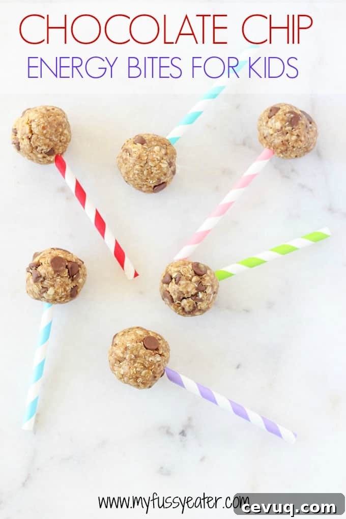 chocolate chip energy bites for kids
