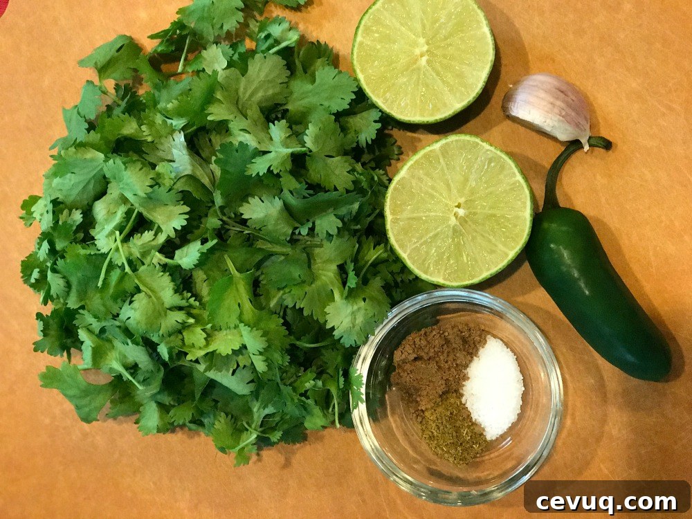 Healthy Taco Salad Cilantro Dressing