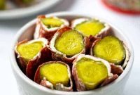 Dried Beef Pickle Roll-Ups Recipe: Quick Party Appetizer