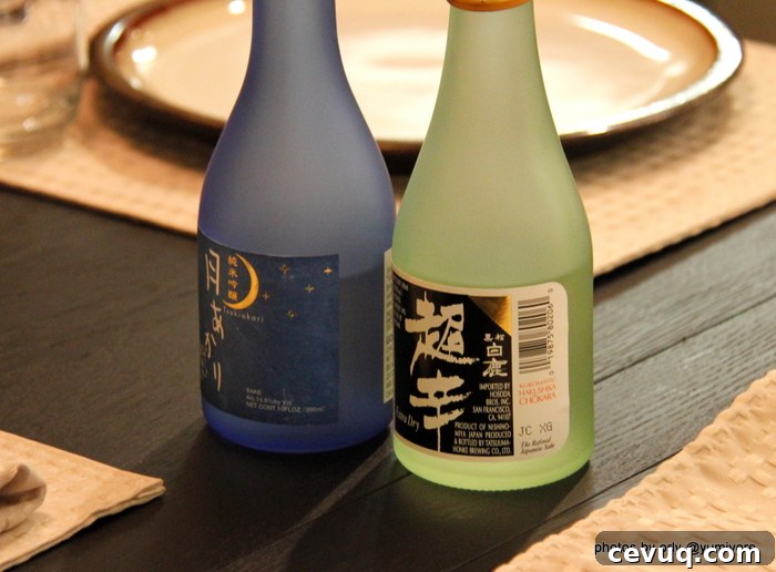 Sake-Steamed Clams Recipe from Yumivore: Simple Japanese Flavor 2 2 bottles of sake for steamed clams.