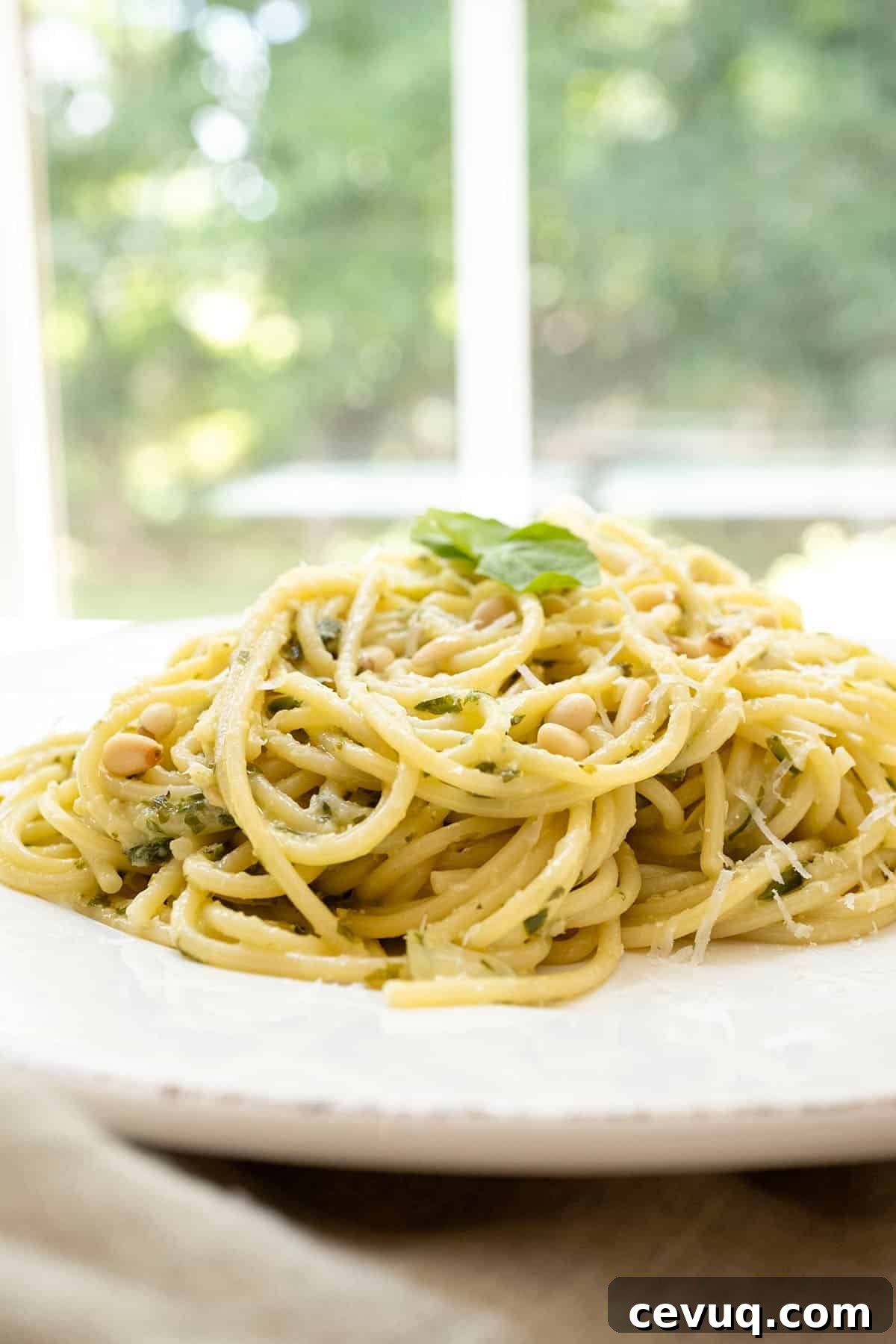 Artichoke pesto pasta