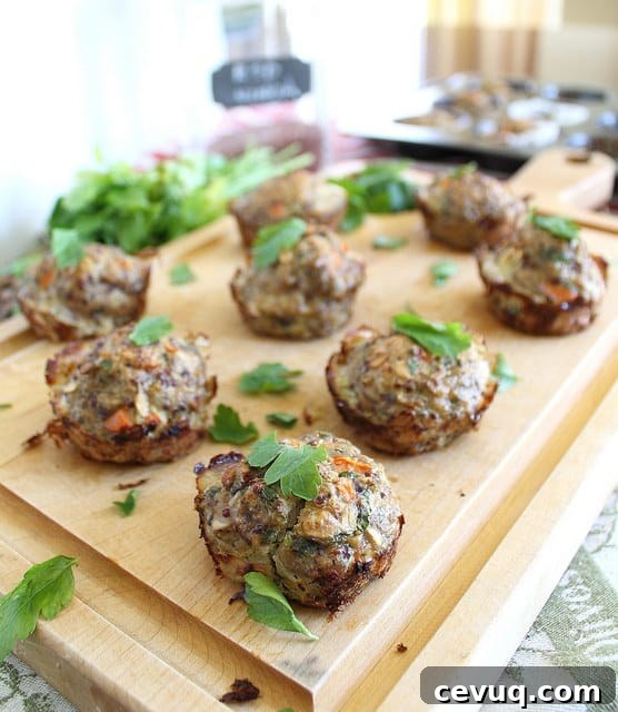 Turkey quinoa meatloaf muffins