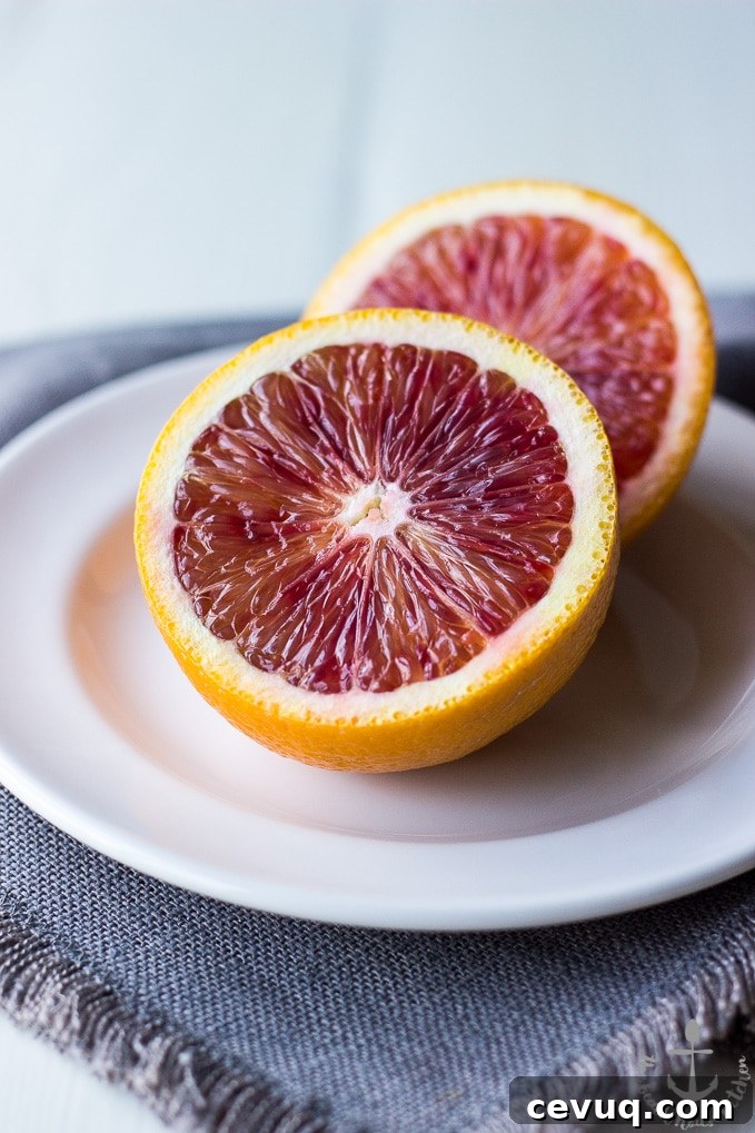 Glazed Blood Orange Loaf