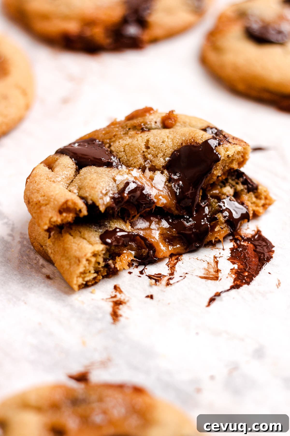 Cookie dough ready to bake