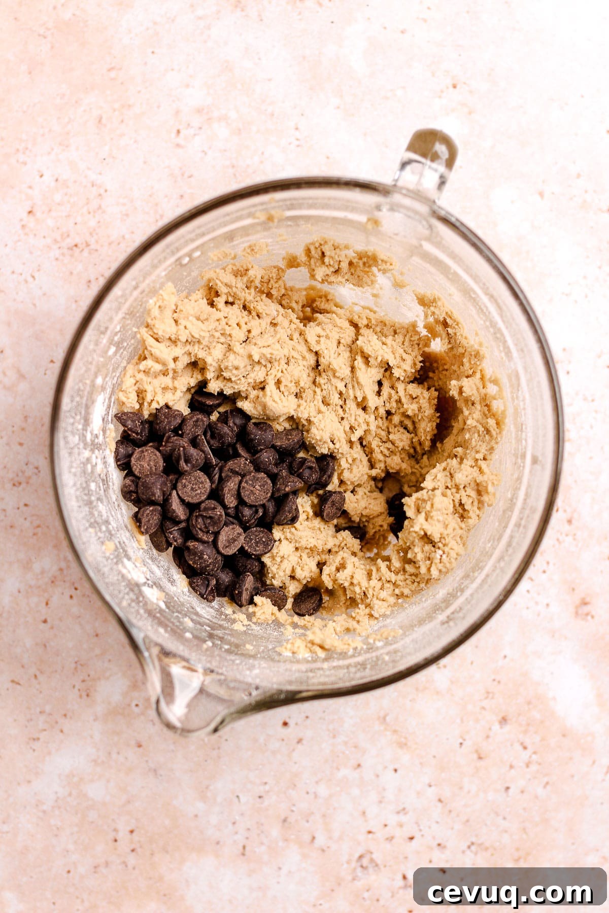 Fold in chocolate chips