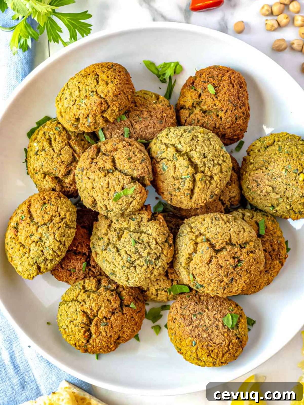 Homemade falafel.