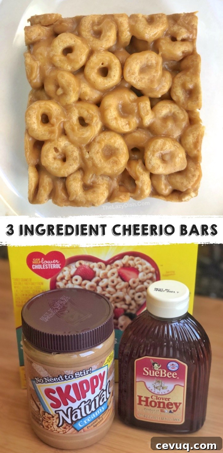 Super quick, easy and healthy snack ideas for kids! These peanut butter cheerio bars are made with just 3 simple and cheap ingredients. Great for on the go, sports, school lunch or after school snack. Even picky eaters love this simple snack recipe. #3ingredients #snacksforkids 