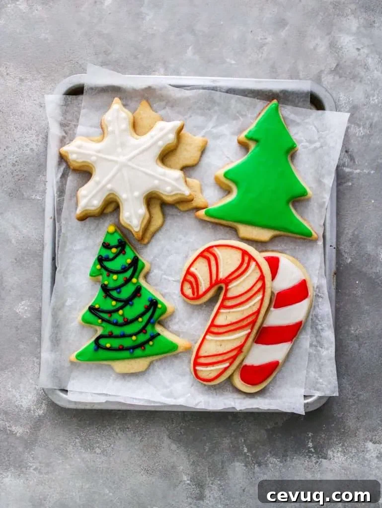 decorated sugar cookies