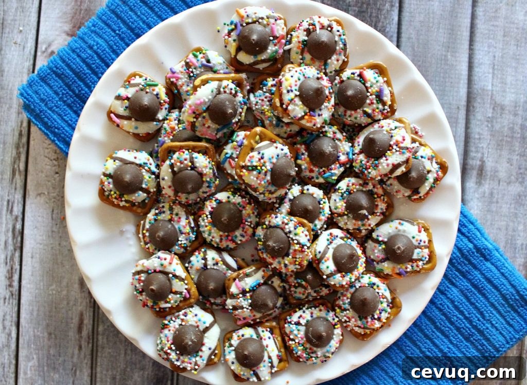 Hugs and Kisses Pretzel Snaps