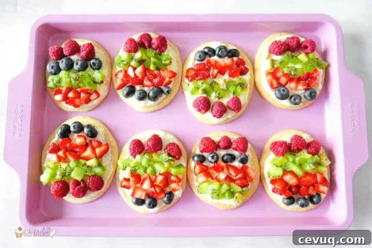 Image for Mini Easter Egg Fruit Pizzas
