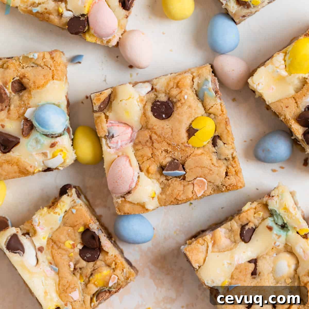 Image for Mini Egg Cheesecake Cookie Bars