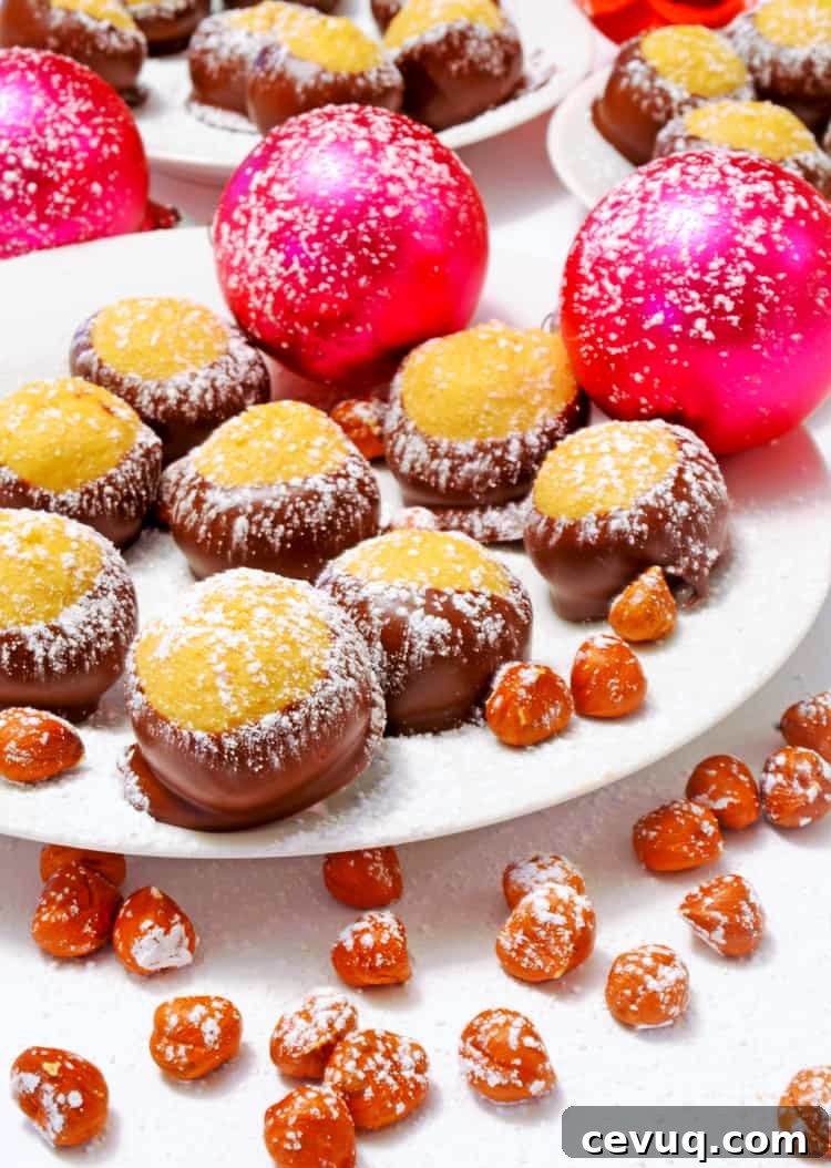 Buckeye treats on a festive platter.