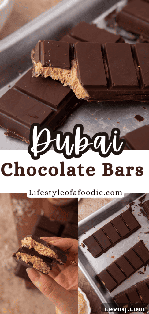 dubai pistachio chocolate bar recipe pinterest pin