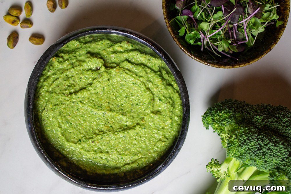 Creamy Broccoli Pesto Recipe for Pasta, Sandwiches & Dips 6 broccoli pesto