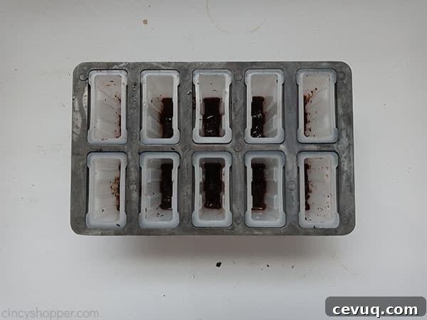 Blueberry added to mold