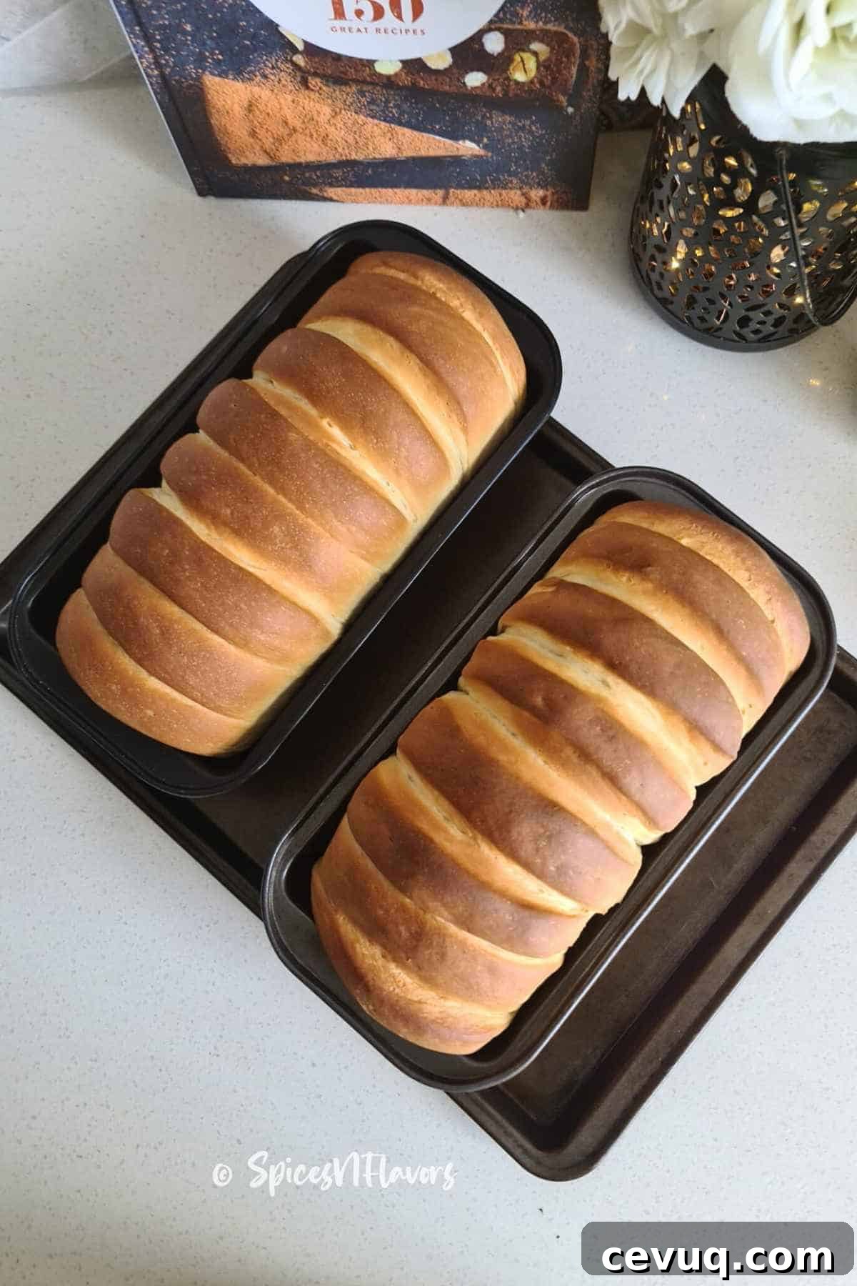 baked condensed milk bread