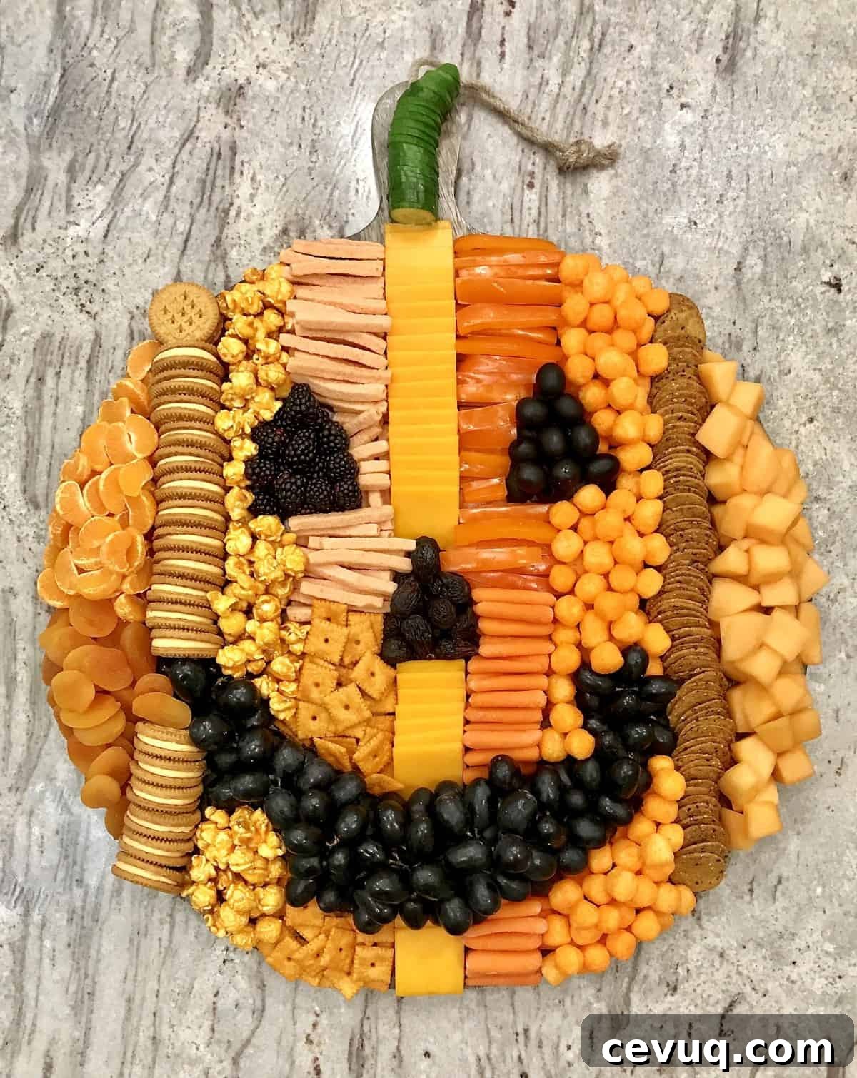Pumpkin Snack Board by The BakerMama