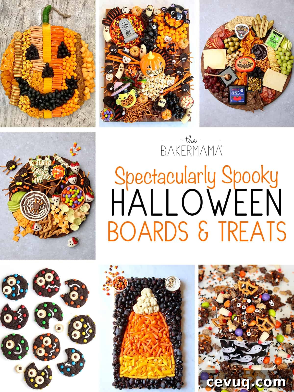 Halloween Boards and Treats by The BakerMama