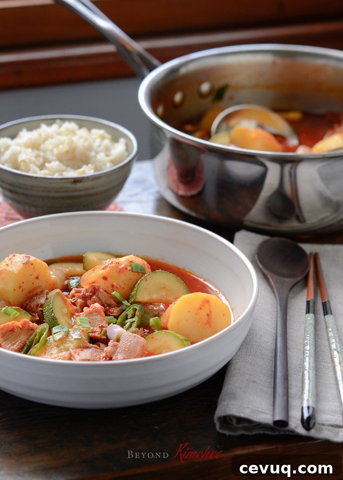 Spicy Tuna and Potato Stew is made with canned tuna and best to serve with rice