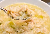 Hearty Homemade Chicken and Rice Soup Recipe From Grandma